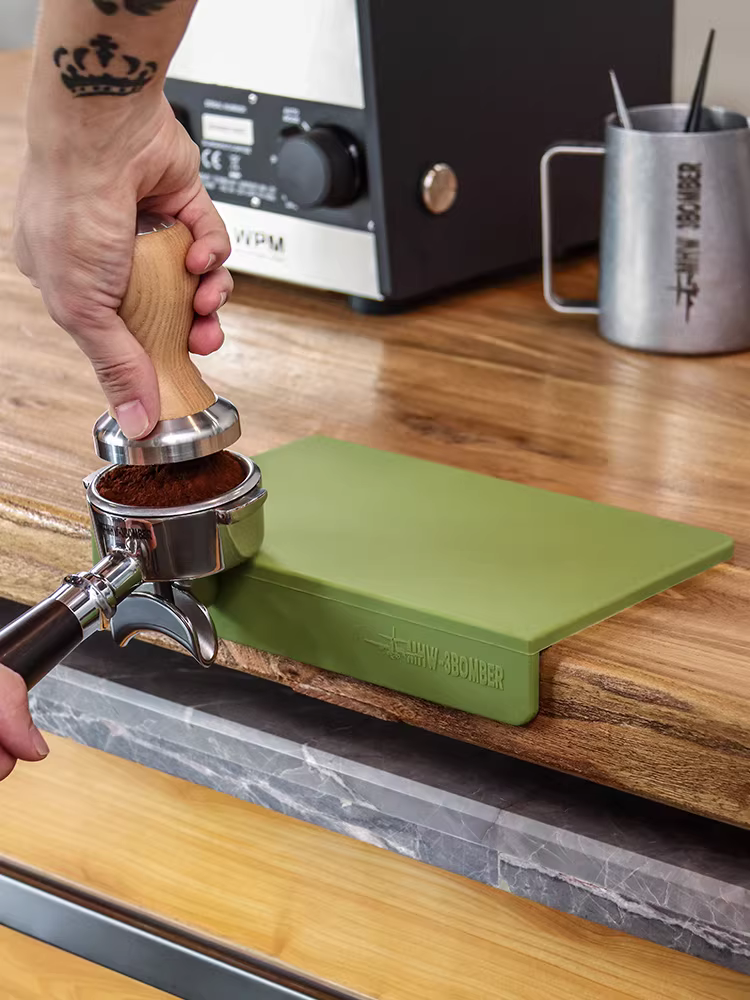 MHW Bomber Powder Hammer Pad Pressing Pad Bar Counter Pad Corner Pressing Pad cho tay cầm máy pha cà phê Espresso Pad silicon chống trượt