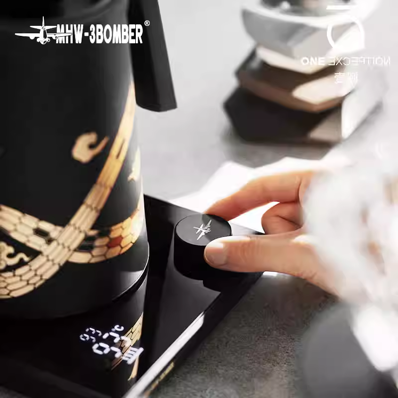 Ấm đun nước điều chỉnh nhiệt độ phiên bản giới hạn Năm Rắn | Ấm đun nước điều chỉnh nhiệt độ Bomber MHW Assassin, ấm pha cà phê thủ công, ấm điện có vòi nhỏ, ấm điện pha trà điều chỉnh nhiệt độ