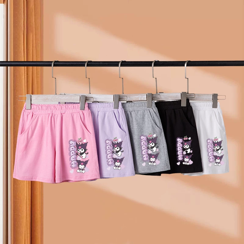 Quần đùi cotton cao cấp cho bé gái, mẫu hè 2025, quần năm phần thời trang cho trẻ lớn, chất liệu nhẹ và kiểu dáng sành điệu.