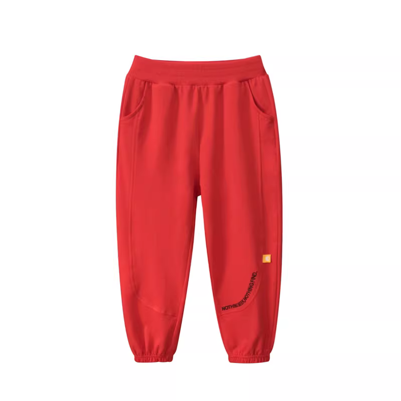 Quần dài bé gái mùa xuân thu 2025, quần thể thao cotton nguyên chất, quần thường ngày cho trẻ nhỏ, thời trang và hợp xu hướng