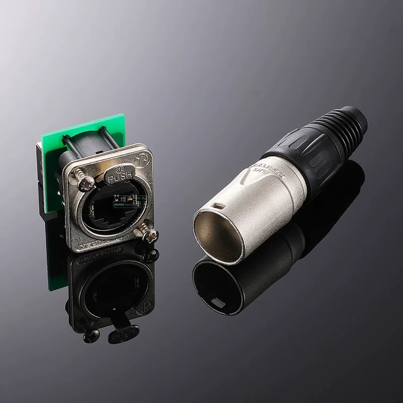 Dữ liệu mạng NEUTRIK XLR NE8MX-1 vỏ chống nước cắm RJ45 truyền dẫn màn hình lớn LED NE8MC-1