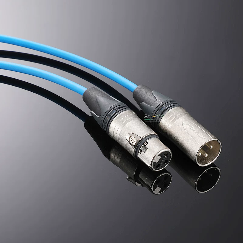 Cáp âm thanh kỹ thuật số chất lượng phát sóng Jianaimi DA202, 110 ohm, chuẩn AES/EBU, đầu XLR đực sang cái, cân bằng