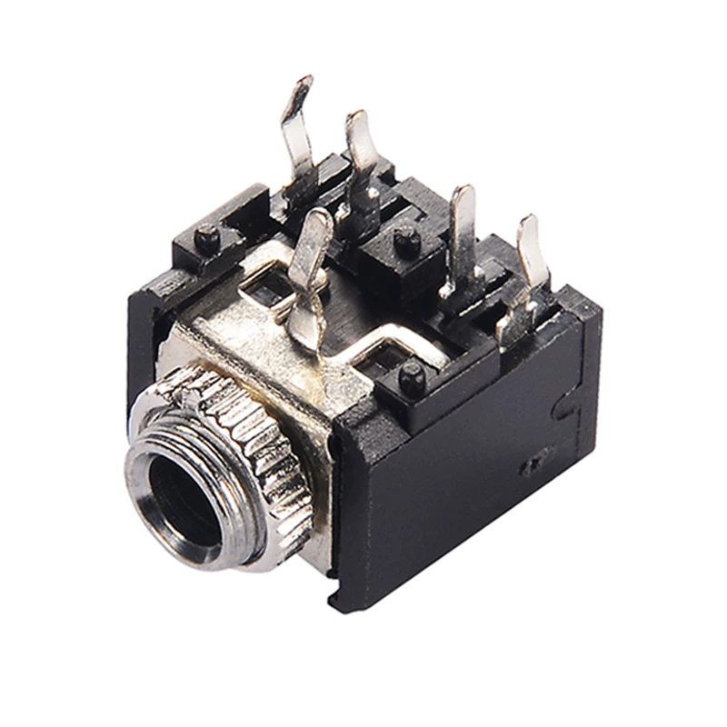 Giao diện âm thanh kênh đôi giắc cắm tai nghe 3,5 mm chất lượng cao Giao diện giắc âm thanh nổi 3,5 lắp đặt bảng điều khiển cơ bản