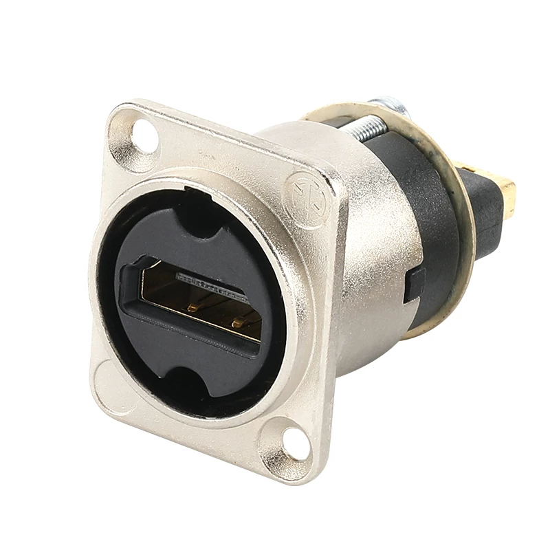 NEUTRIK nhập khẩu cáp video độ nét cao NAHDMI-W bảng điều khiển HDMI ổ cắm loại D phiên bản 1.4 đế truyền dẫn kép