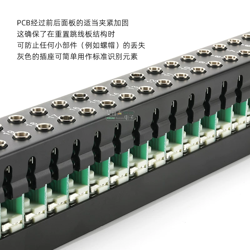 NEUTRIK NYS-SPP-L1 lắp đặt bảng điều khiển âm thanh 24 đường 48 cổng, bảng mạch kết nối 6.5, bộ định tuyến
