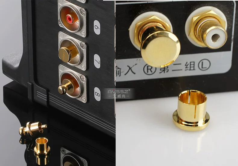 Nắp XLR mạ vàng Nắp che chắn RCA Lotus Nắp che chắn cân bằng Nắp che bụi XLR Nắp bảo vệ nam và nữ XLR dành cho người yêu âm thanh