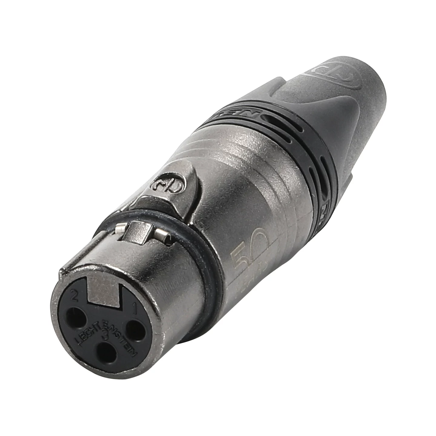 Đầu nối XLR ba chân mạ điện Neutrik, loại đực và cái, NC3FXX-50th Anniversary M, dùng cho micro âm thanh