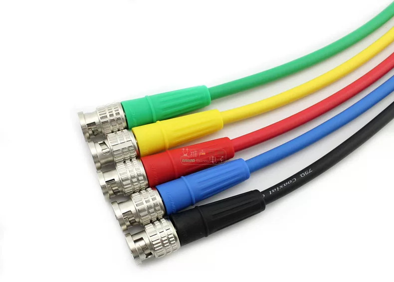 CANARE CB04 vỏ cáp BNC độ nét cao kỹ thuật số HD-SDI đầy màu sắc mã màu BCP-B4F
