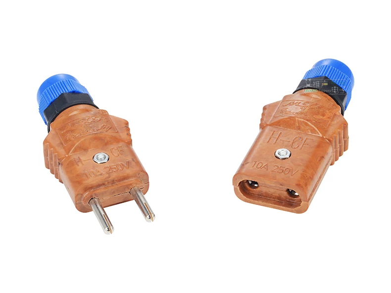 Ổ cắm đèn bằng nhựa mới của Xia Run, phích cắm bằng nhựa Bakelite, phích cắm hộp silicon bằng gỗ điện, bộ hình vuông, phích cắm 10A, chống bụi và chống thấm nước.