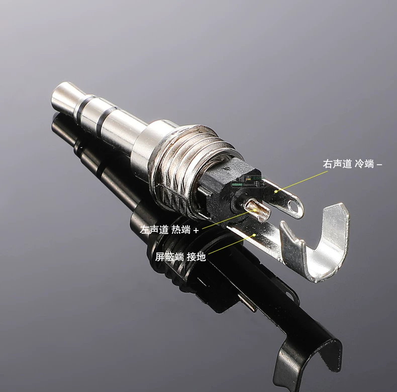 Cáp tai nghe cắm âm thanh nổi 3,5mm REAN NYS231L nhỏ ba lõi DIY sửa chữa cho điện thoại di động và máy tính