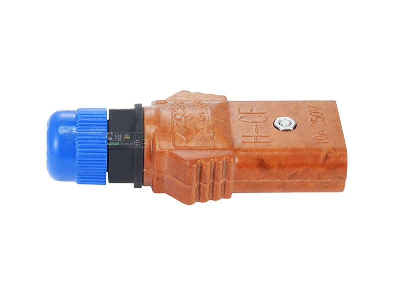 Ổ cắm đèn bằng nhựa mới của Xia Run, phích cắm bằng nhựa Bakelite, phích cắm hộp silicon bằng gỗ điện, bộ hình vuông, phích cắm 10A, chống bụi và chống thấm nước.