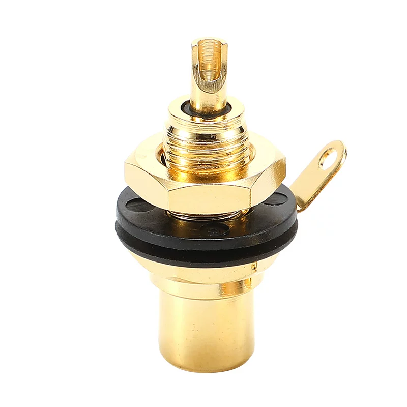 NYS367A Thụy Sĩ Neutrik đồng nguyên chất mạ vàng REAN sen RCA đầu nối nữ âm thanh video audiophile cáp DVD