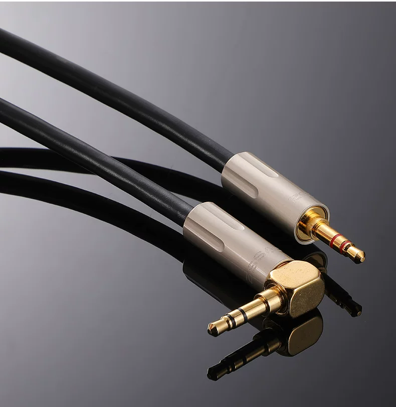 Cáp âm thanh AUX 3,5mm chất lượng cao nhập khẩu dùng cho ô tô, cáp kết nối ghi âm, cáp âm thanh điện thoại di động, tai nghe DIY.