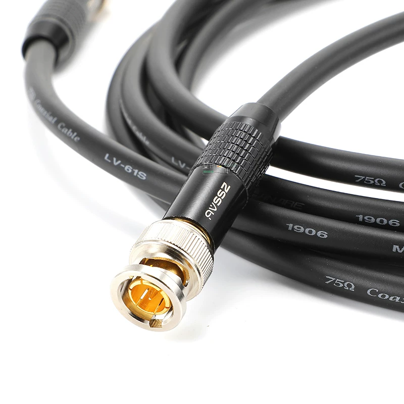 AVSSZ Aiweishang 75 Ohm Q9 Plug HD-SDI Đầu nối BNC hàn độ nét cao kỹ thuật số Máy quay video 2k