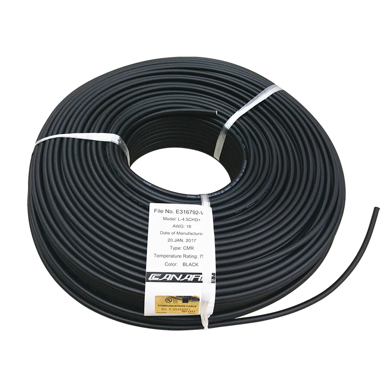 CANARE L-4.5CHD+ cáp video đồng trục kỹ thuật số HD-SDI độ phân giải cao ba lớp cách điện 3G
