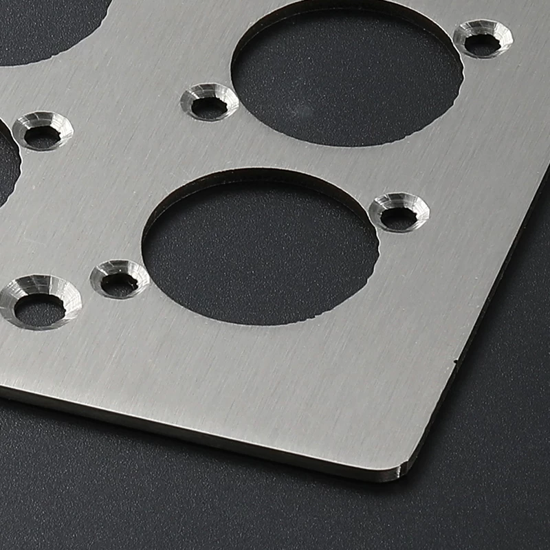 Ổ cắm điện tiêu chuẩn quốc gia AVSSZ năm lỗ bằng thép không gỉ dày hơn ổ cắm treo tường ngoài trời gắn trên bề mặt bảng điều khiển sạc USB gia dụng 86