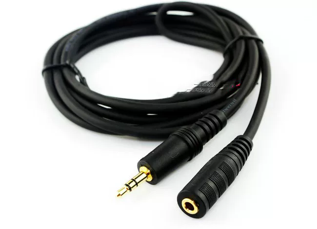 Cáp nối dài âm thanh nổi 3.5 Cáp nối dài 3.5mm nam sang nữ cáp kết nối âm thanh tai nghe cáp phụ trợ xe hơi