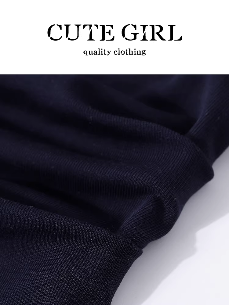 Áo thun dài tay in họa tiết kiểu Mỹ của CuteGirl dành cho nữ, áo trễ vai dáng ôm thanh lịch mùa thu