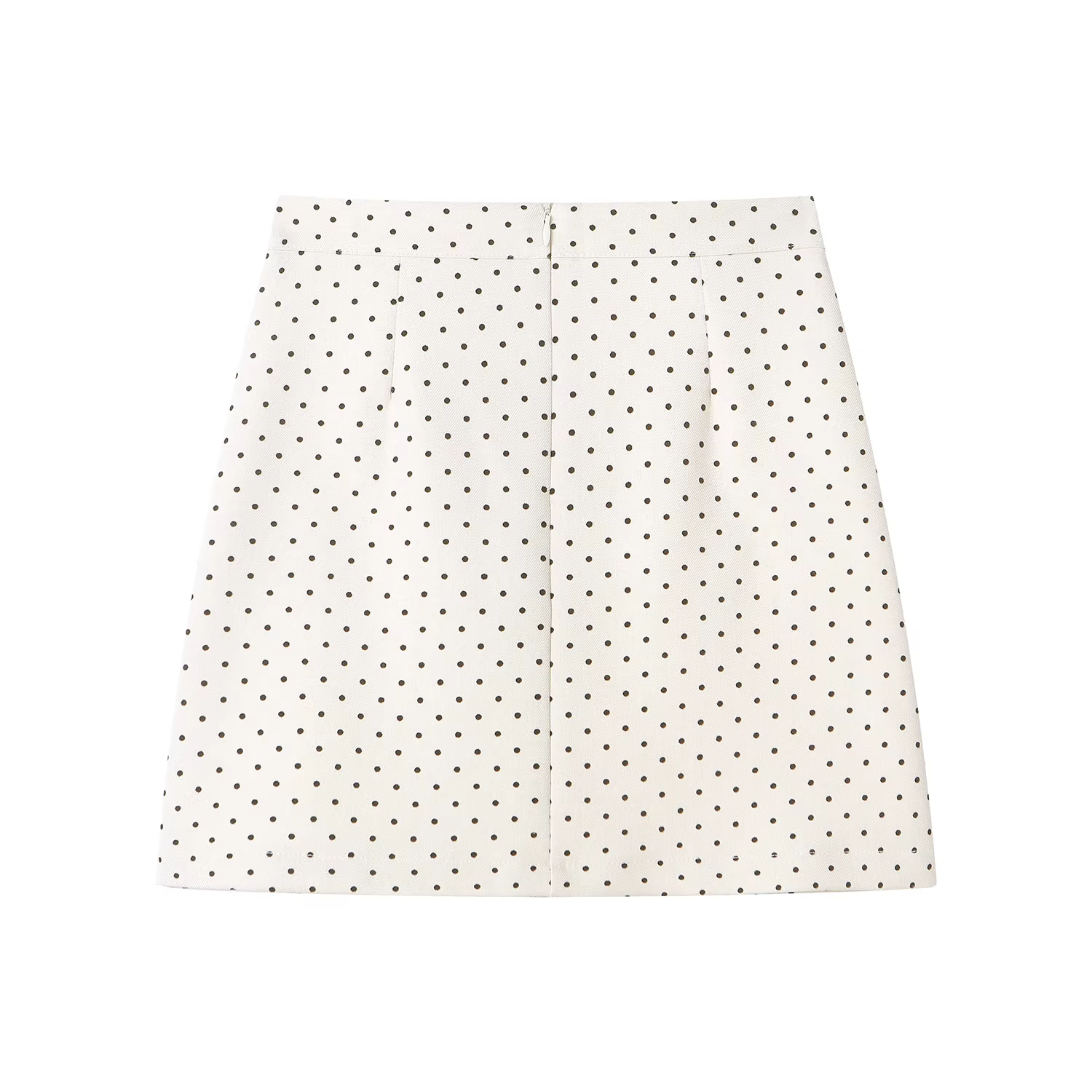 Váy chấm bi kiểu Pháp dễ thương dành cho nữ mùa hè 2025, kiểu dáng mới, năng động, đa năng, ôm dáng, kiểu chữ A, ngắn