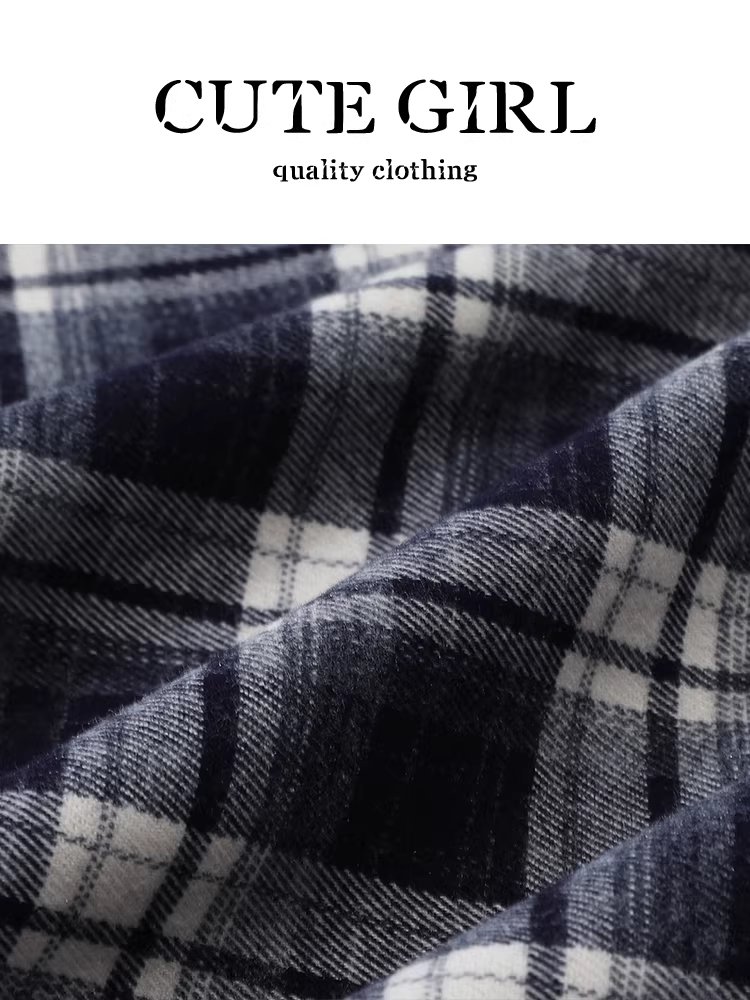 Váy kẻ sọc bất đối xứng phong cách Hàn Quốc dành cho nữ, thiết kế mùa thu, váy cạp cao, thon gọn, đa năng và độc đáo