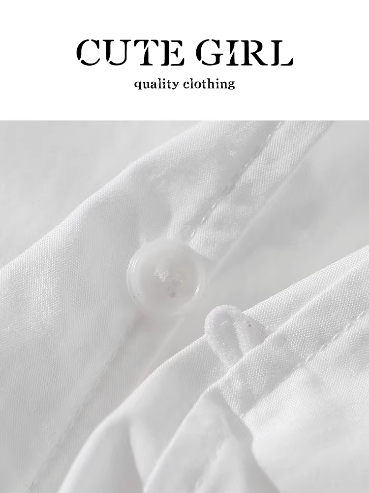 Áo sơ mi trắng thắt eo sang trọng phong cách Hàn Quốc dành cho nữ, áo sơ mi dài tay đa năng thanh lịch mùa xuân