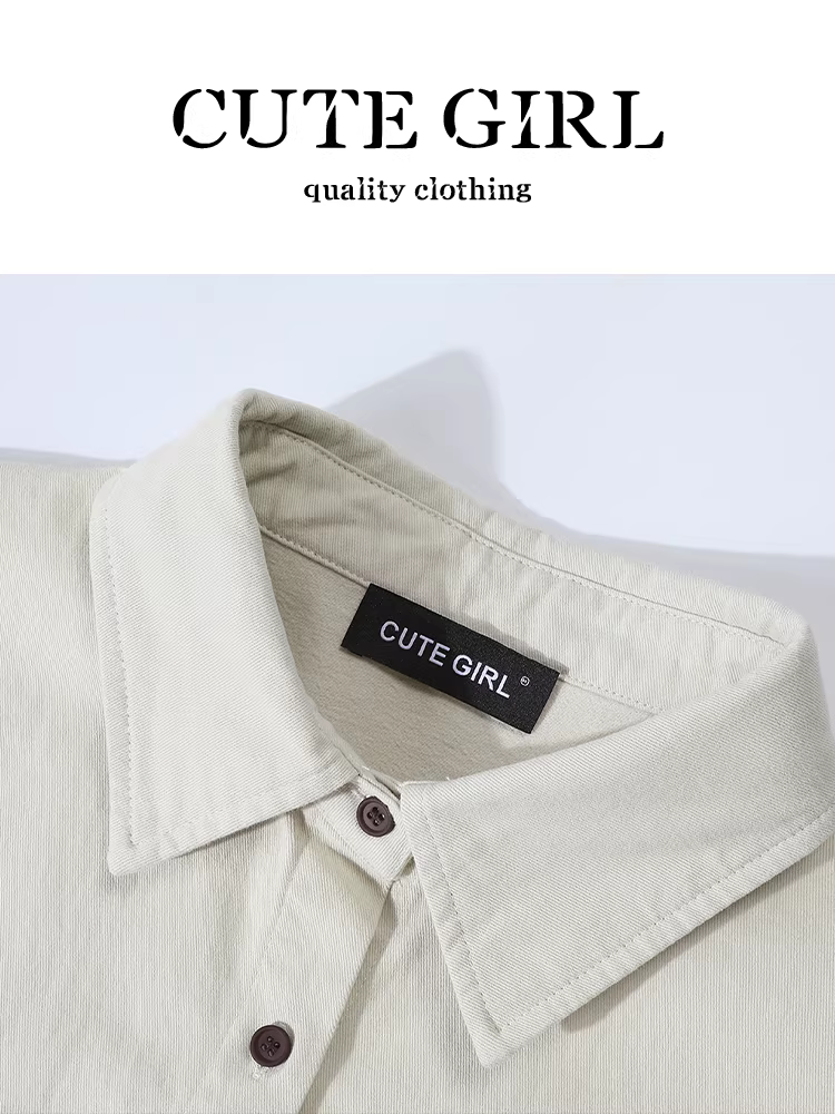 Áo sơ mi cổ màu mơ nhỏ nhắn có khăn choàng dành cho nữ, mùa thu đông, cao cấp, dáng rộng, đa năng, áo giảm tuổi tác