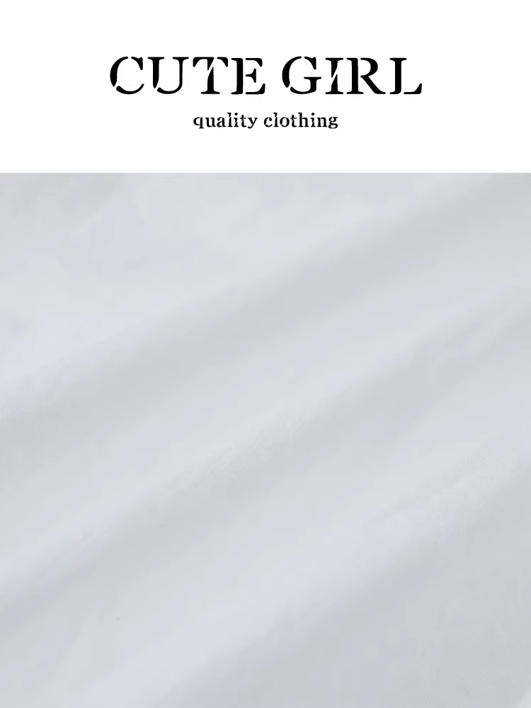 CuteGirl phong cách Hàn Quốc thanh lịch cổ chữ V tay phồng áo sơ mi trắng ngắn tay dành cho nữ mùa hè thắt lưng bên hông dáng ôm vừa vặn