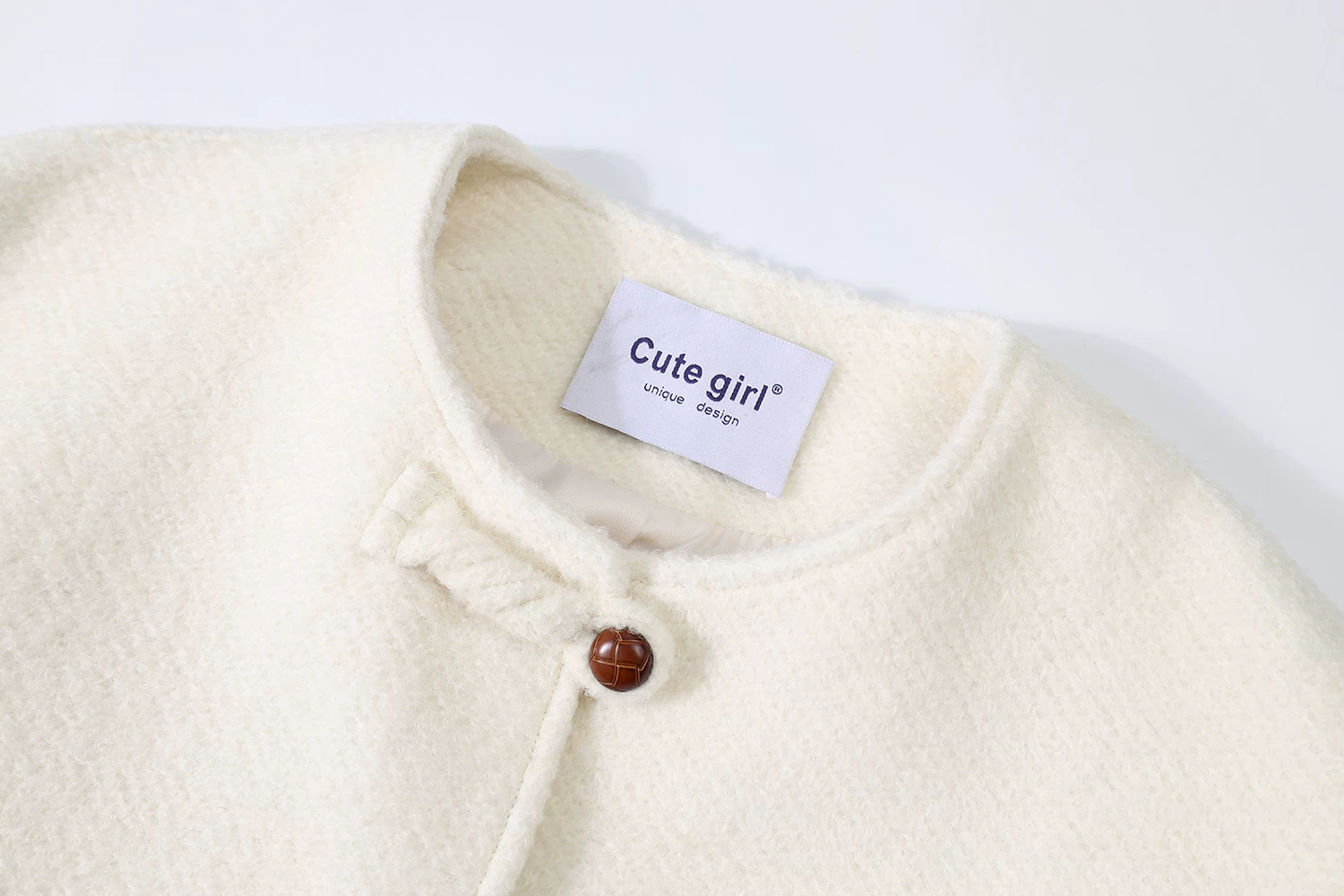 Áo khoác ngắn kiểu Pháp bằng vải tweed của CuteGirl dành cho nữ, mẫu mới xuân thu 2025, áo khoác sang trọng và thanh lịch dành cho quý cô.