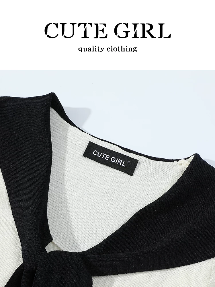 Áo thun ngắn tay cổ chữ V màu mơ phong cách preppy CuteGirl dành cho nữ, thiết kế mùa hè, dáng ôm, áo giảm tuổi tác