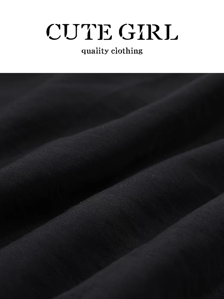 Áo sơ mi chống nắng dài tay cổ tròn phong cách Pháp dễ thương dành cho nữ, áo cổ tròn xếp nếp mùa hè