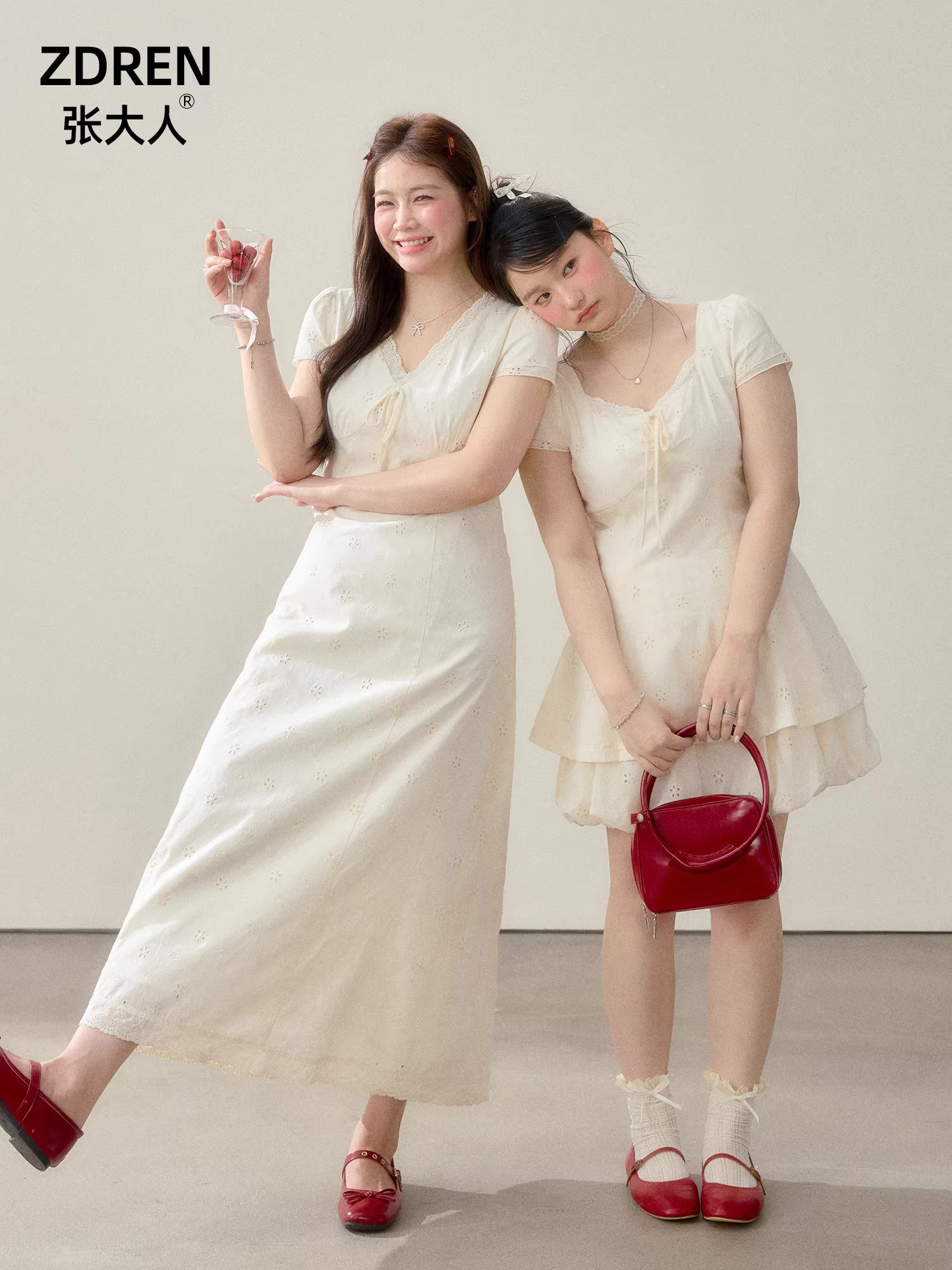 Zhang Daren 2025 – Quần áo mùa hè cỡ lớn dành cho nữ, đầm tôn dáng kiểu Pháp thanh lịch, đầm Tingdal.