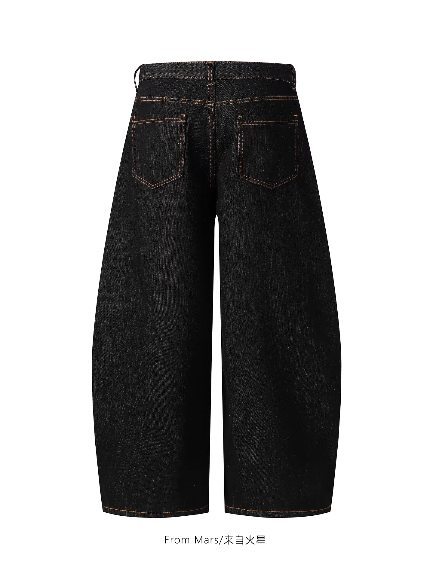 Quần jean kiểu dáng casual từ Mars Reverse Denim kiểu dáng Mỹ hợp thời trang đường phố cao cấp Unisex ống rộng