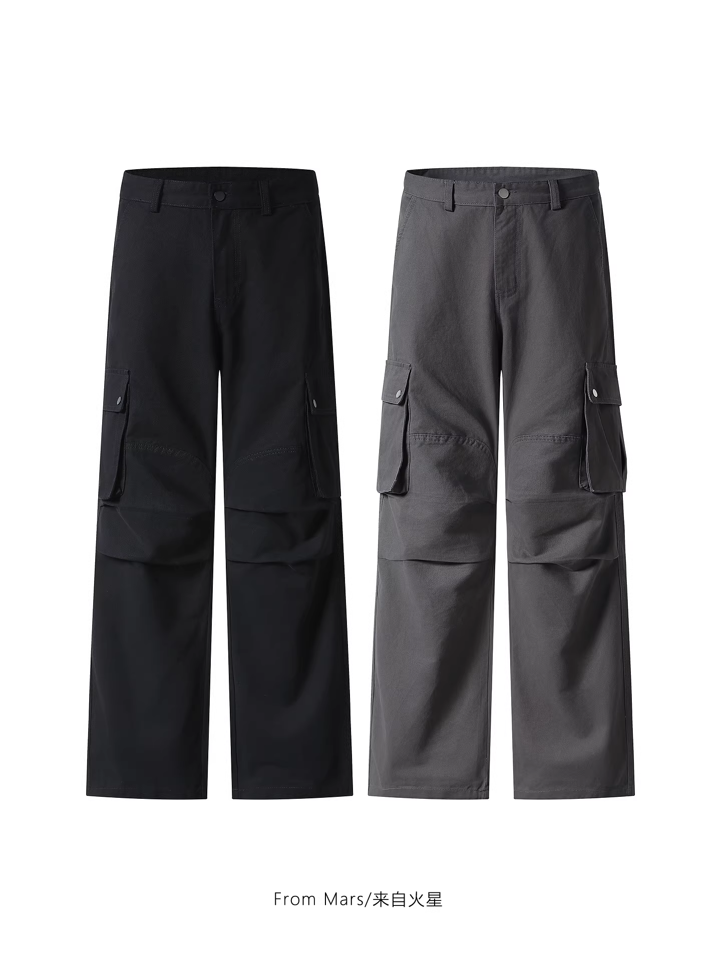 Từ sao Hỏa, hãy cùng với quần âu nhiều túi màu cà phê sữa đang thịnh hành.