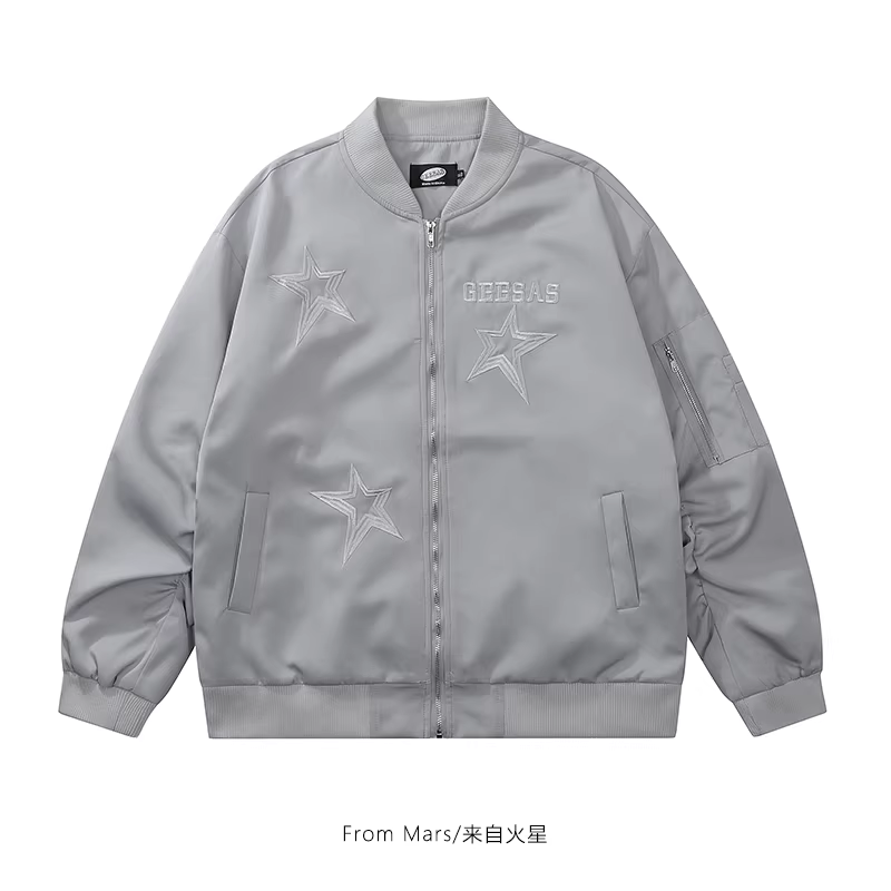 Áo khoác thêu FromMars không sợ khó khăn.