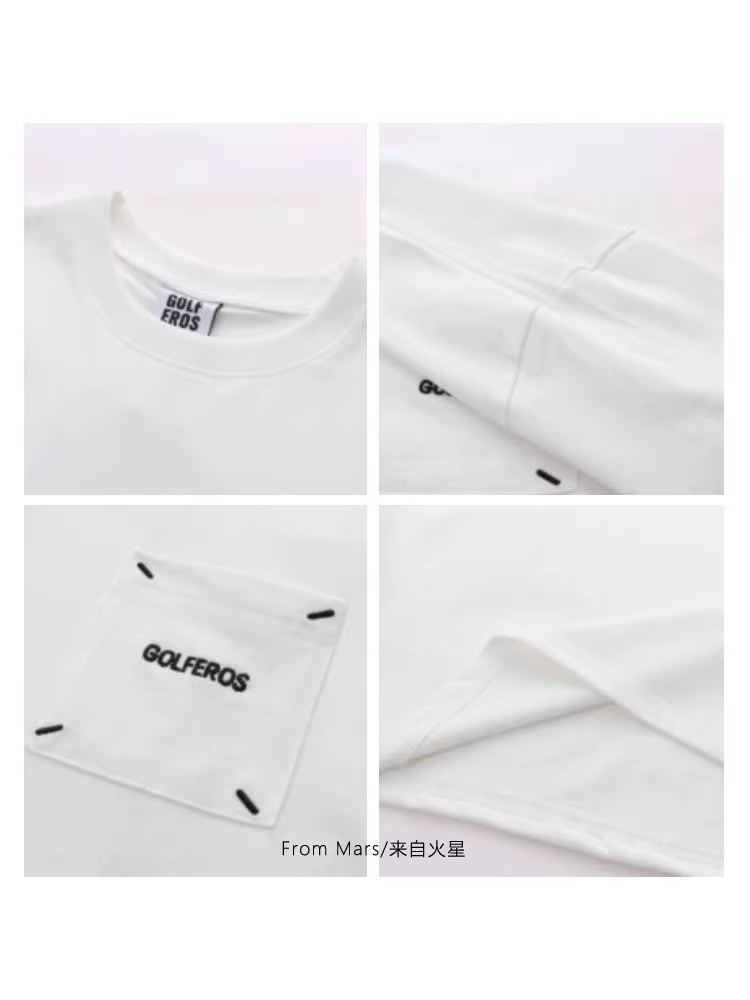 Từ sao Hỏa muốn bạn hạnh phúc. Áo thun ngắn tay dáng rộng thêu chữ thiết kế đơn giản và độc đáo mùa hè.