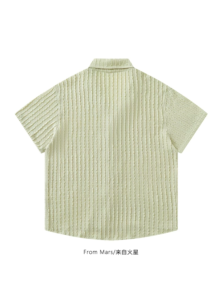 Từ sao Hỏa Vườn đầy màu sắc Hoa mùa hè đang nở rộ Thiết kế cá tính Áo sơ mi lười biếng dáng rộng hợp thời trang