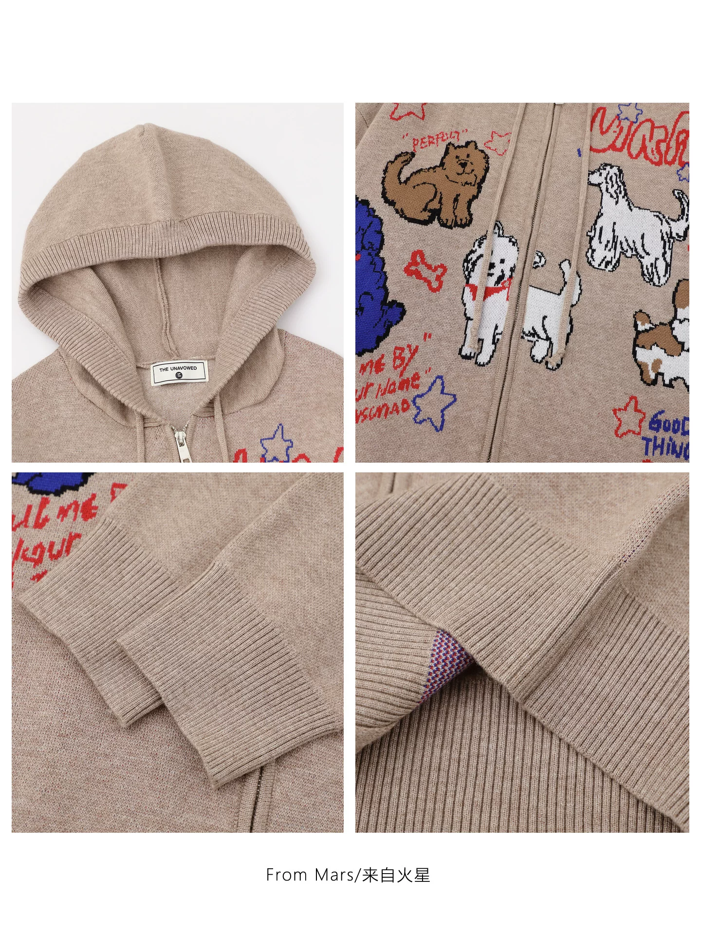 Từ Mars Dogs, các chú chó tụ tập lại với nhau trong những chiếc áo len và áo khoác.