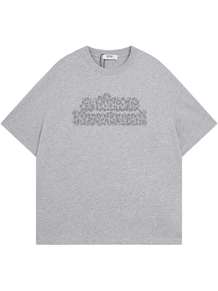 Từ sao Hỏa vẫn đang lan rộng, áo thun ngắn tay cổ tròn dáng rộng, đa năng, giản dị, unisex, mùa hè.