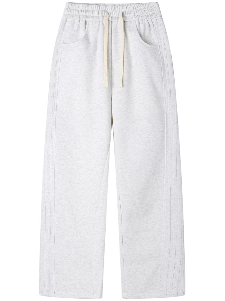 Từ sao Hỏa, giải mã bí ẩn Quần thể thao dáng rộng có dây rút sọc cổ điển kiểu Mỹ Quần dài thẳng thường ngày