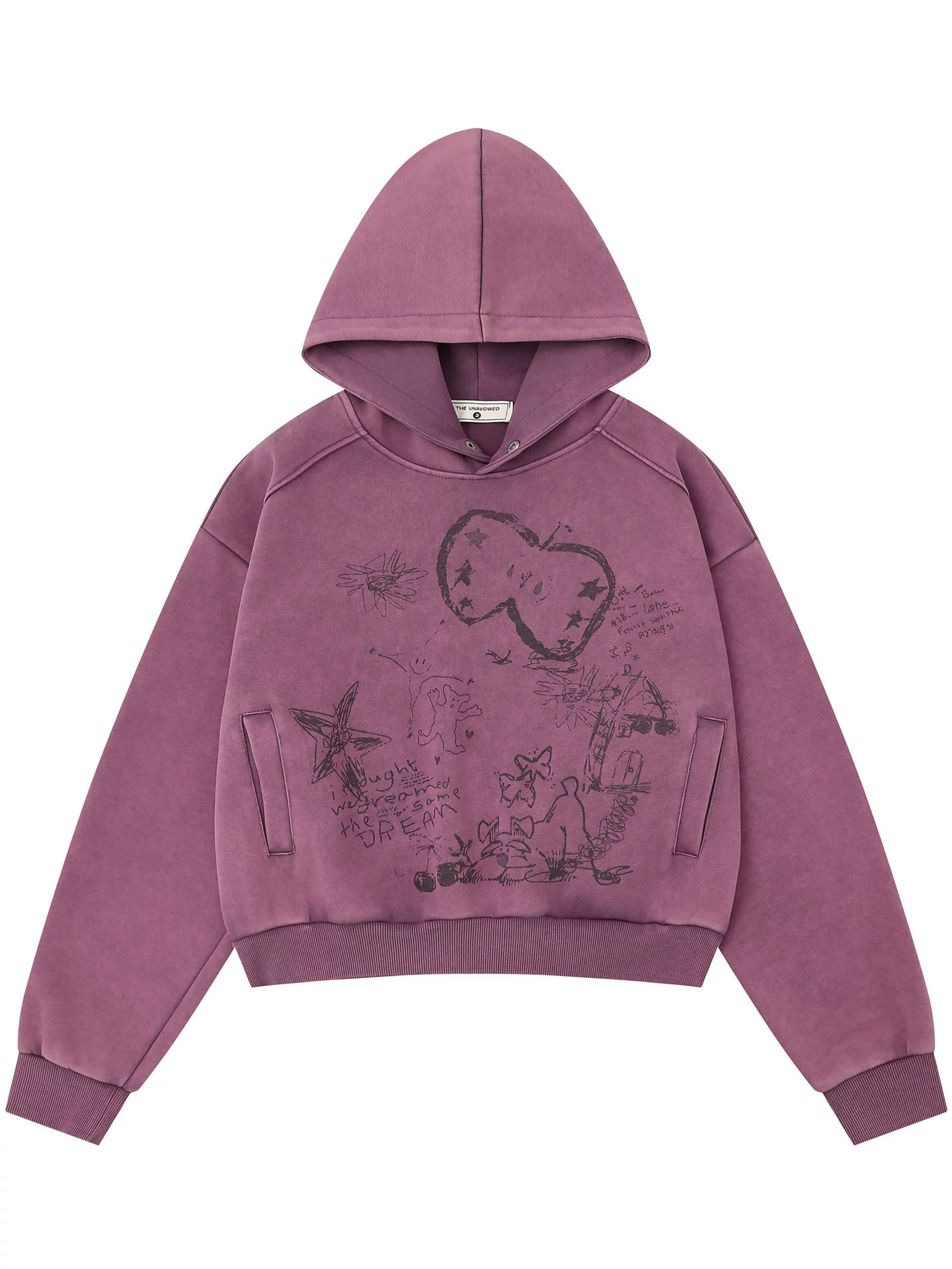 Từ sao Hỏa, theo đuổi gió là một chiếc áo khoác hoodie rộng rãi, có mũ trùm đầu.