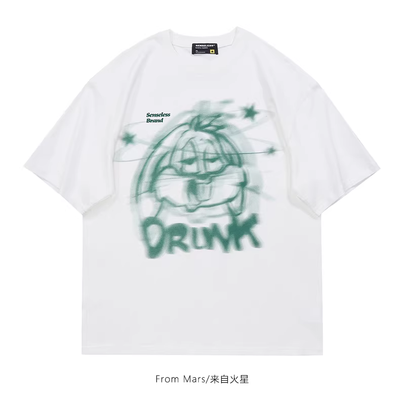 Từ sao Hỏa, chóng mặt, thỏ hoạt hình vui nhộn, thương hiệu sáng tạo hợp thời trang, phong cách đường phố, cặp đôi, thiết kế độc đáo, bạn trai