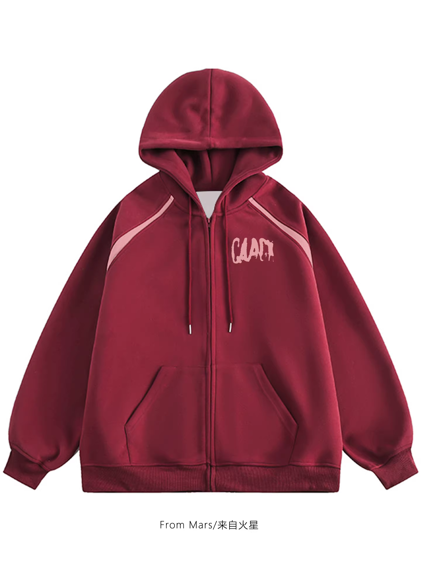 Áo hoodie có khóa kéo phù hợp với mọi phong cách của Mars Tired and Busy