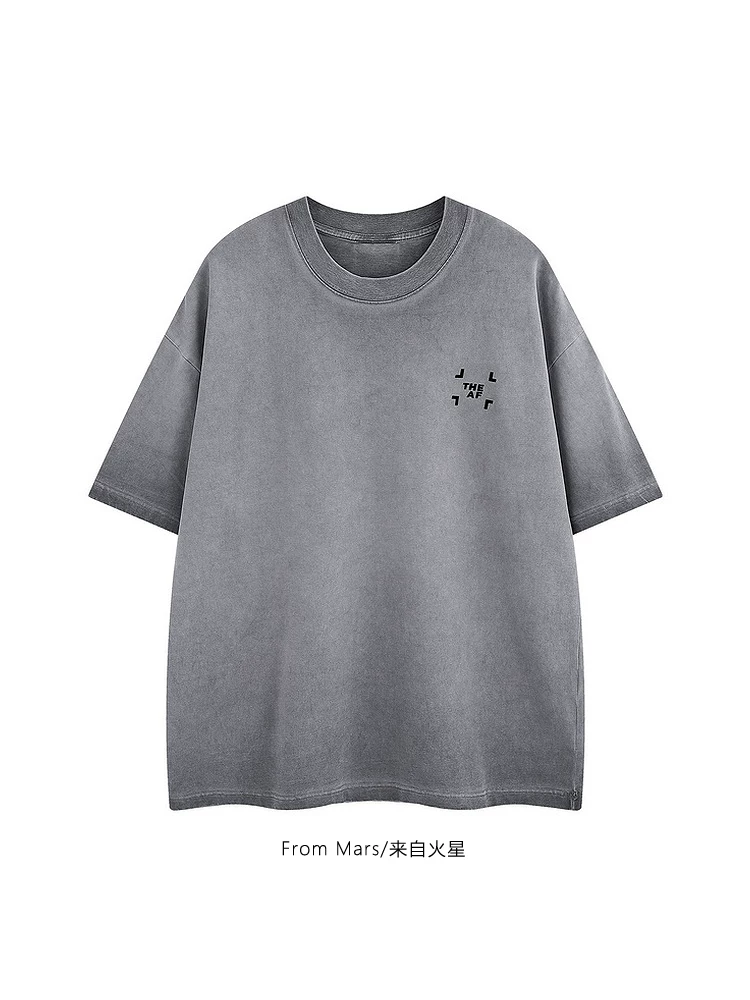 Từ sao Hỏa, hãy gặp gỡ chiếc áo thun ngắn tay in họa tiết tie-dye cổ điển, phong cách hip-hop, rộng rãi và đa năng dành cho mùa hè.