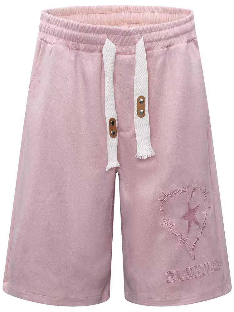 From Mars Love Heart Bento Sweet Cool Ins Summer Pentagram Design Quần short thể thao đa năng trên đường phố