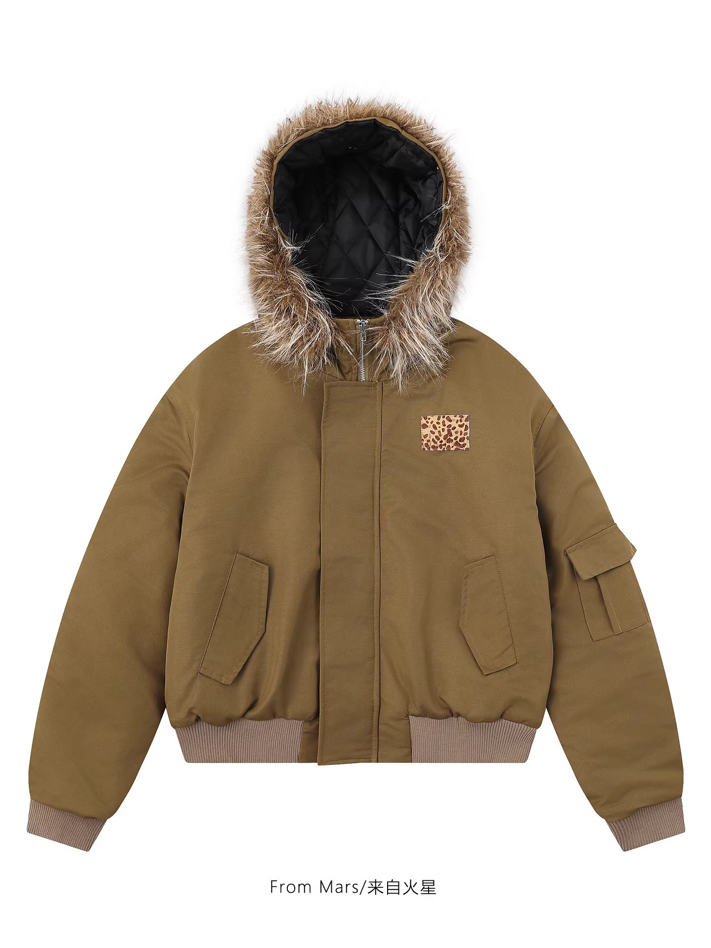 Từ sao Hỏa Đợi gió thổi lên, áo khoác đệm bông