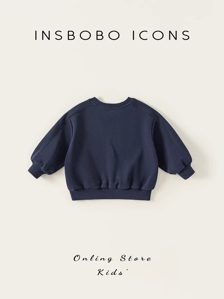 Áo thun bé trai INSbobo thu đông 2025 kiểu dáng thời trang, áo bé trai, quần áo mùa thu trẻ em