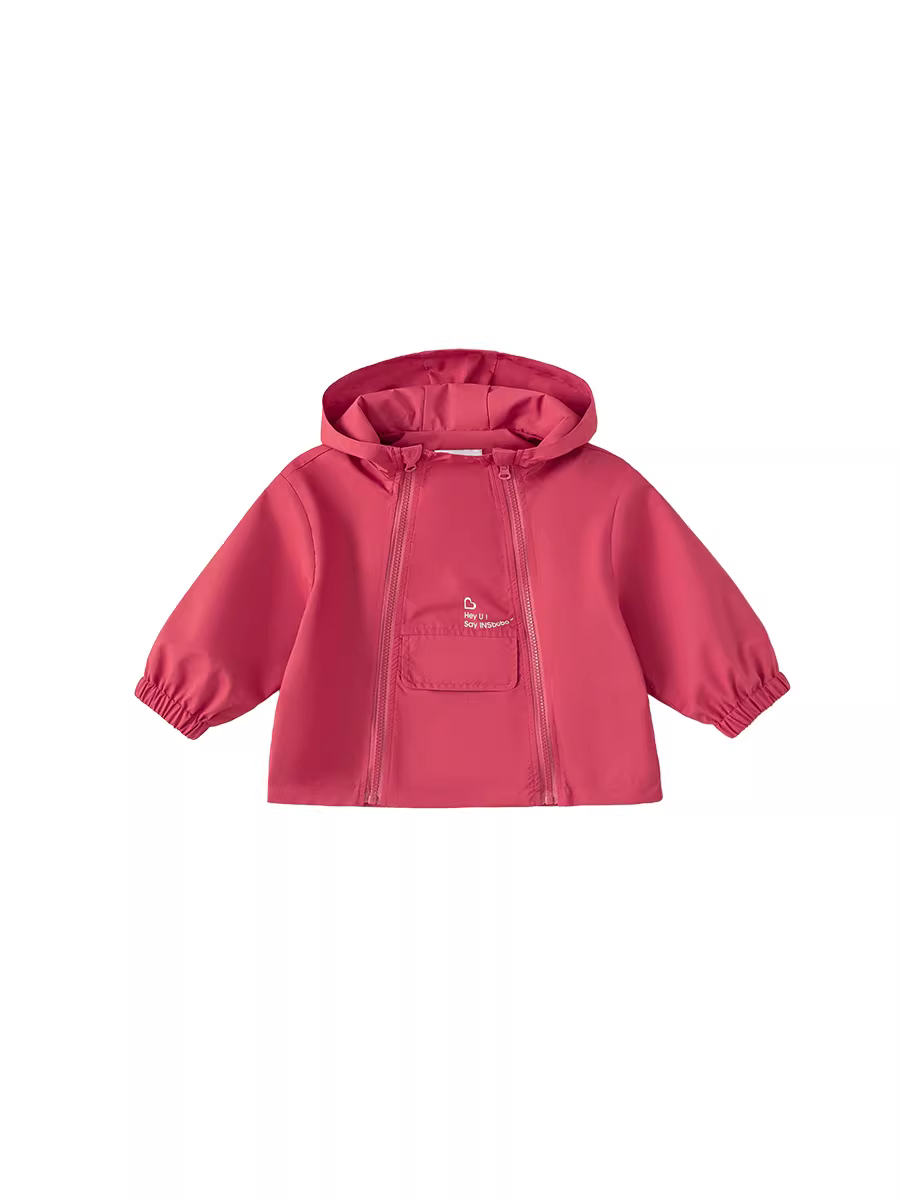 Áo khoác gió INSbobo cho bé gái, kiểu mới thu đông 2025, áo ba lớp cho bé gái