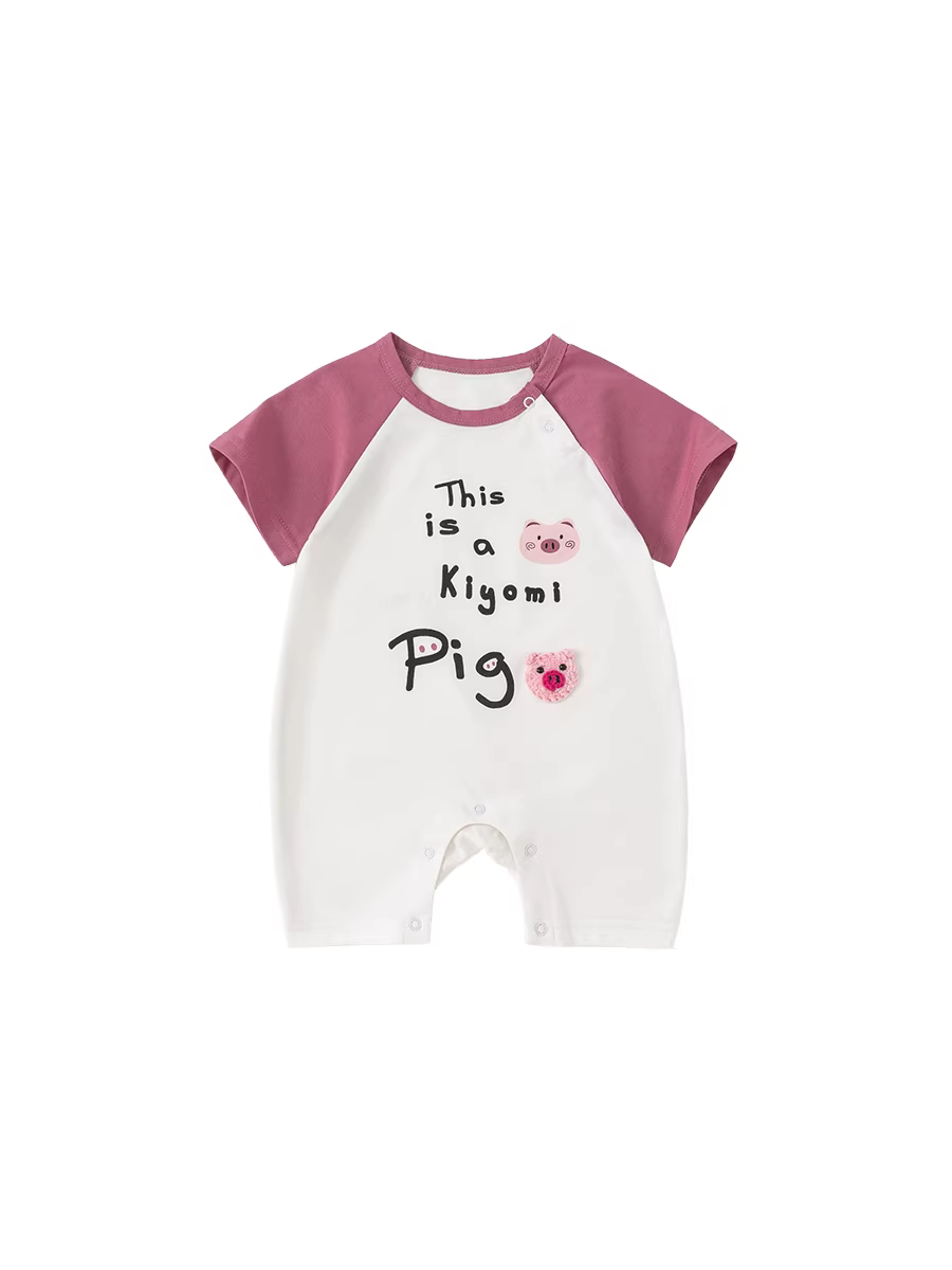 Quần áo trẻ em INSbobo mùa hè 2025 kiểu mới, bộ liền thân bé gái, bộ liền thân bé trai mùa hè chất liệu mỏng, bộ đồ bò