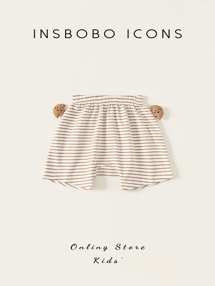 INSbobo quần trẻ em mùa hè kiểu dáng mỏng quần short trẻ em quần đáy lớn mùa hè quần áo trẻ sơ sinh trẻ em hợp thời trang