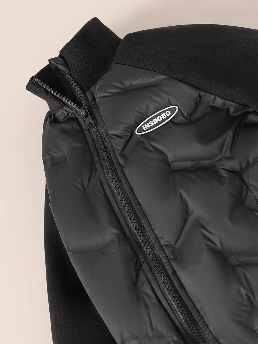 Áo khoác lông vũ trẻ em INSbobo Áo khoác lông vũ cho bé trai Áo khoác lông vũ 90% màu trắng cho bé gái Áo khoác lông vũ cho bé Quần áo mùa đông sành điệu hợp thời trang